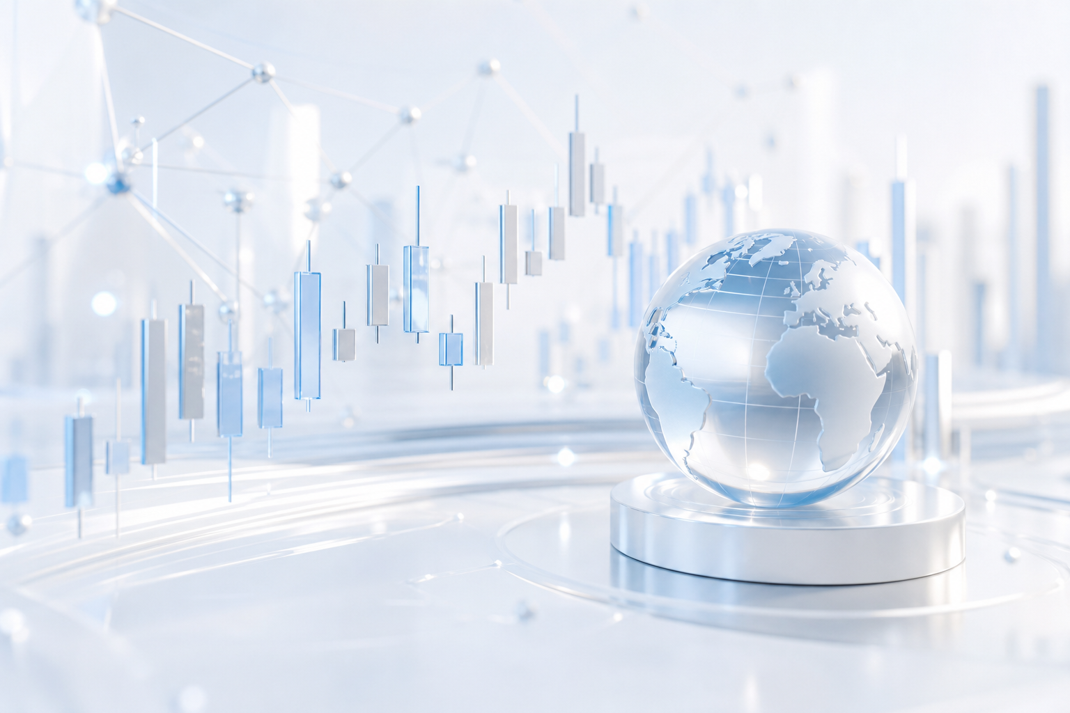 AI-powered forex trading visualization